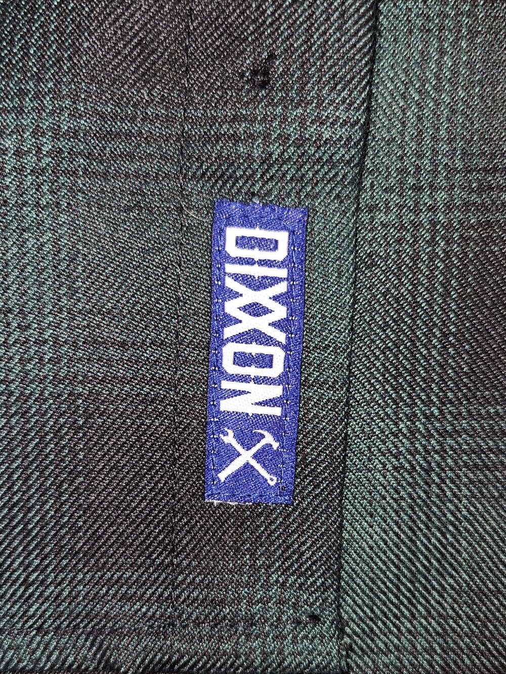 DIXXON Men's 2XL "Absinthe" Forest Green Plaid Button-Up Flannel - Picture 7 of 11